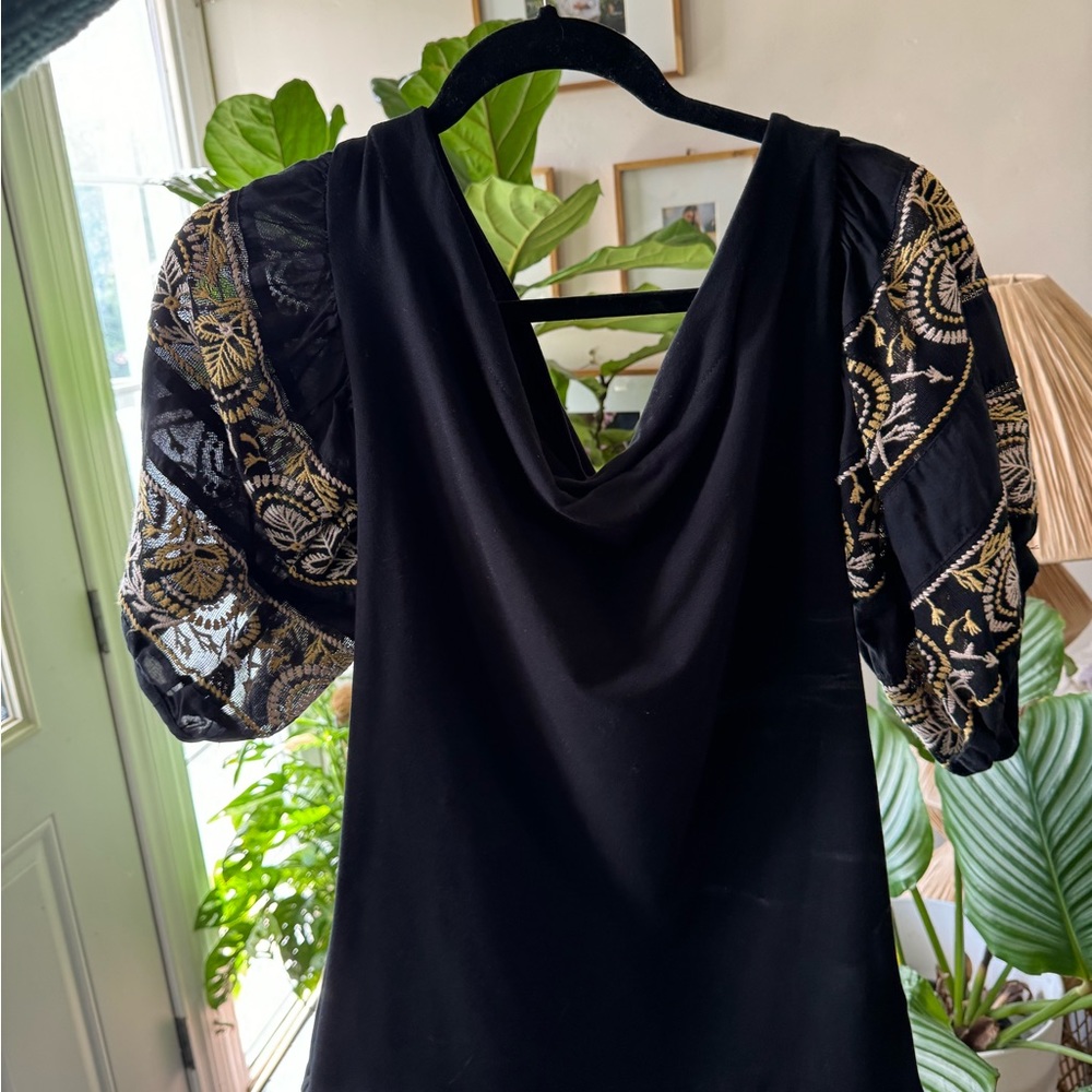 Embroidered Free People Blouse